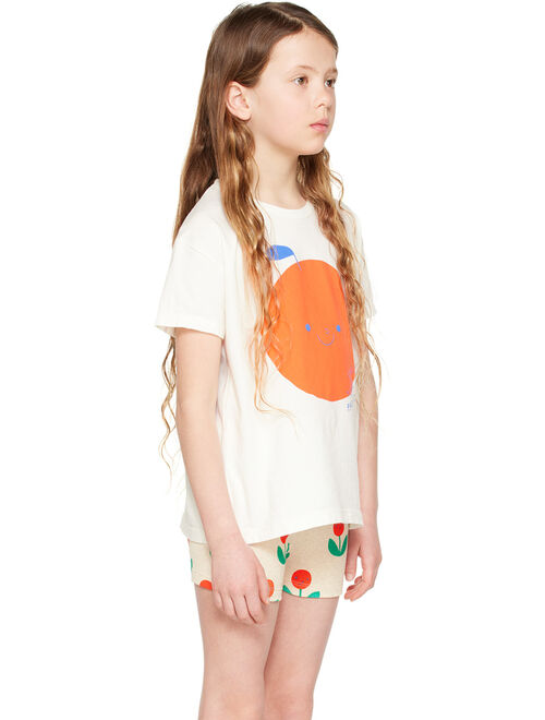 TINYCOTTONS Kids Off-White Tangerine T-Shirt