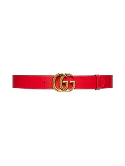 Gucci Double G reversible leather belt