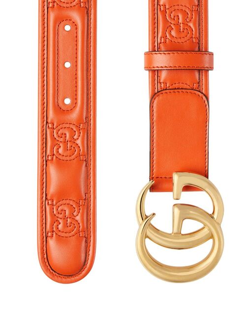 Gucci GG Marmont matelasse leather belt