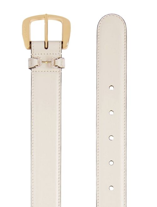 Gucci crystal Horsebit belt