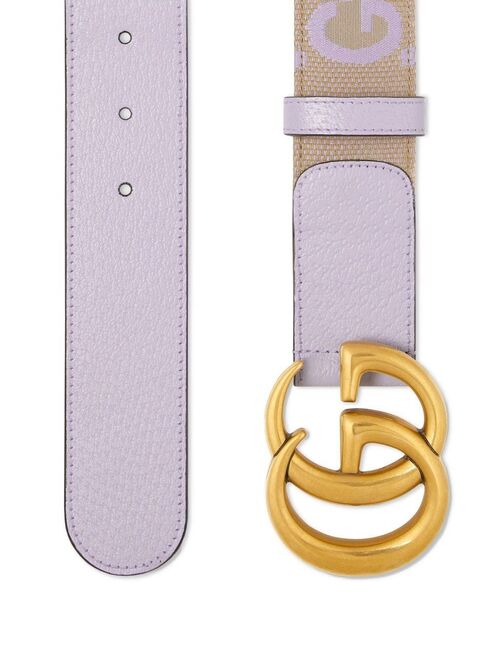 Gucci GG-buckle monogram belt