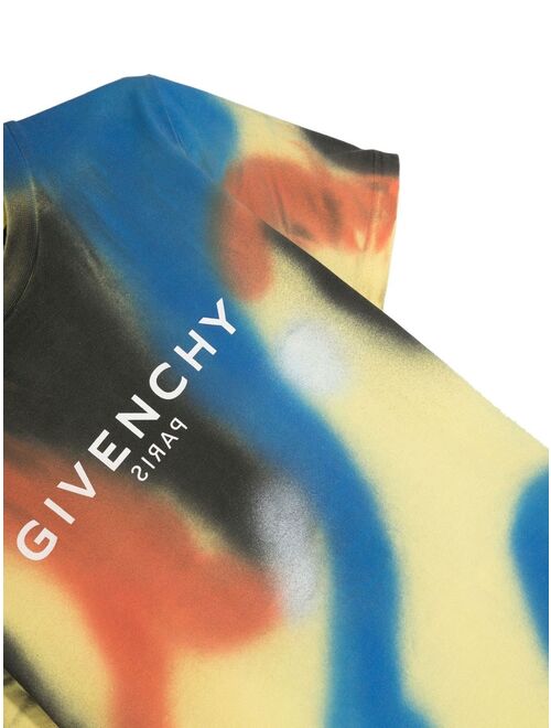 Givenchy Kids graffiti-effect logo-print T-shirt