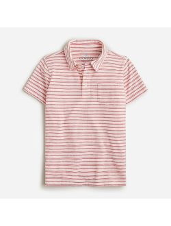 Boys' polo shirt in stripe
