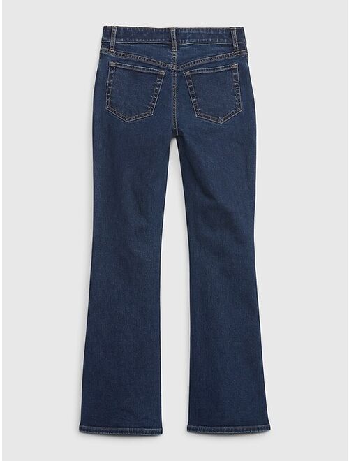 Gap Kids High Rise Rhinestone Flare Jeans with Washwell