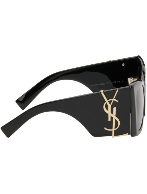 Yves Saint Laurent Saint Laurent Black SL M119 Blaze Sunglasses