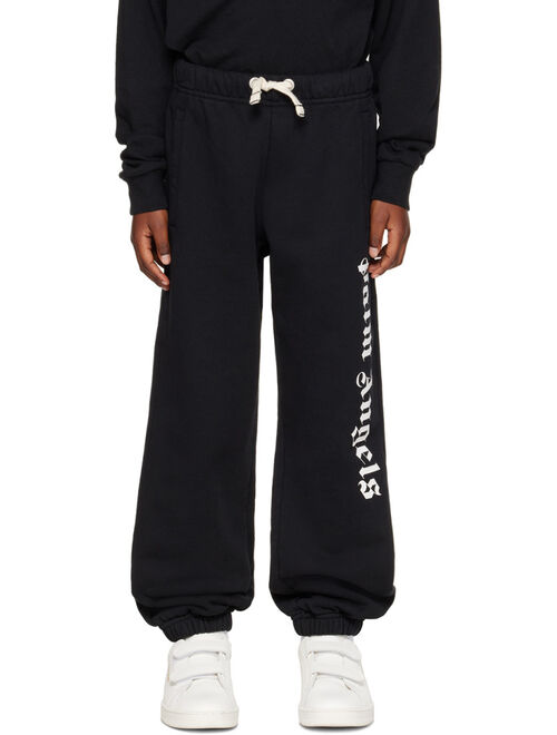 PALM ANGELS Kids Black Classic Sweatpants