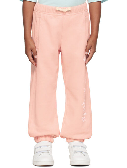 PALM ANGELS Kids Pink Relaxed Sweatpants