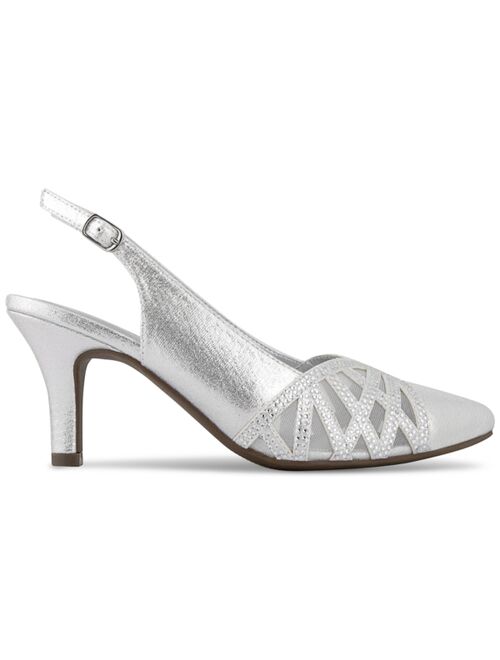 KAREN SCOTT Gillis Embellished Slingback Pumps, Created for Macy's