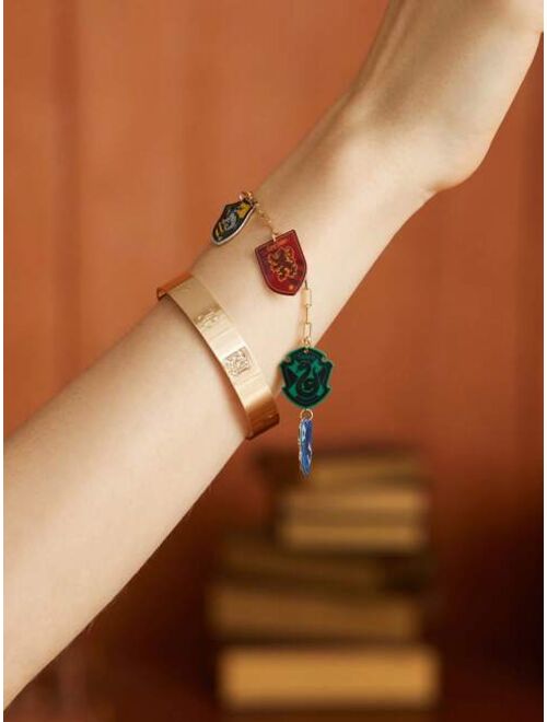 HARRY POTTER X SHEIN Fashionable Geometric Charm Bracelet For Women For Daily Decoration