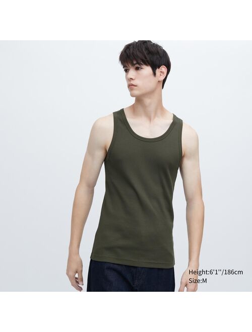 Uniqlo Dry Color Ribbed Tank Top