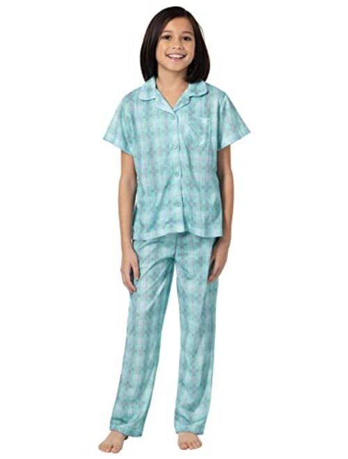 PajamaGram Pajamas for Kids - Short Sleeve Button Down Pajamas for Boys & Girls
