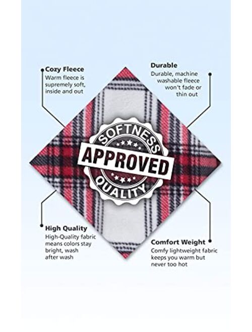 PajamaGram Fleece Pajamas for Kids - Kids Button Down Pajamas