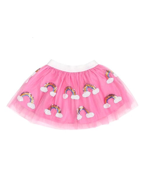 SWEET WINK Little and Big Girls Magical Rainbow Tutu Skirt