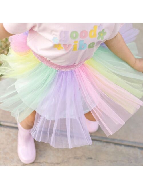SWEET WINK Little and Big Girls Pastel Fairy Tutu Skirt
