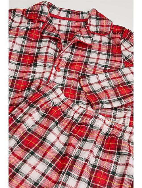 Pajamarama Plaid Classic - Cozy Jersey Pajama (Little Kids/Big Kids)