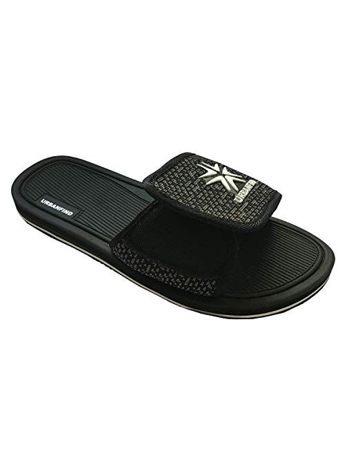 URBANFIND Men's Arch Support Sandals Fashion Adjustable Thong Flip Flops Lightweight EVA Slides Slippers