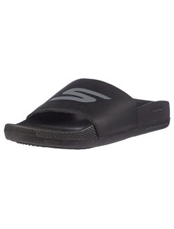 Men's Hyper Burst Slide Sandals Athletic Beach Shower Shoes with Foam Cushioning