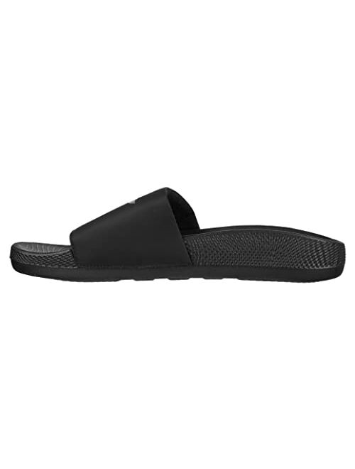 Skechers Men's Hyper Burst Slide Sandals Athletic Beach Shower Shoes with Foam Cushioning