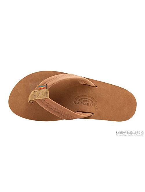 Rainbow Sandals Mens Luxury Leather - Single Layer Arch Support