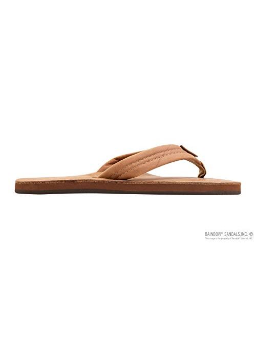 Rainbow Sandals Mens Luxury Leather - Single Layer Arch Support