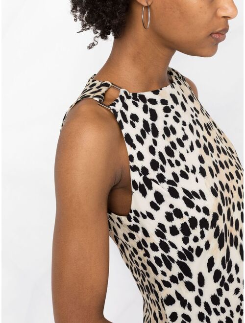 Just Cavalli leopard-print mini dress