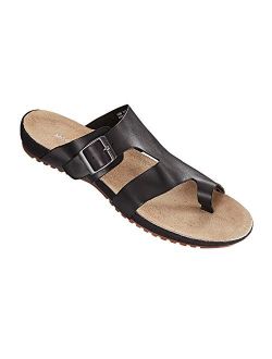 MGGM collection Mggmokay Mens Cow Leather Flip Flops Sandals