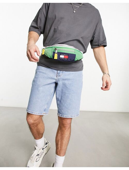Tommy Jeans color block cross-body waist bag in multi