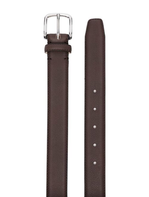 Black & Brown polished-buckle detail belt