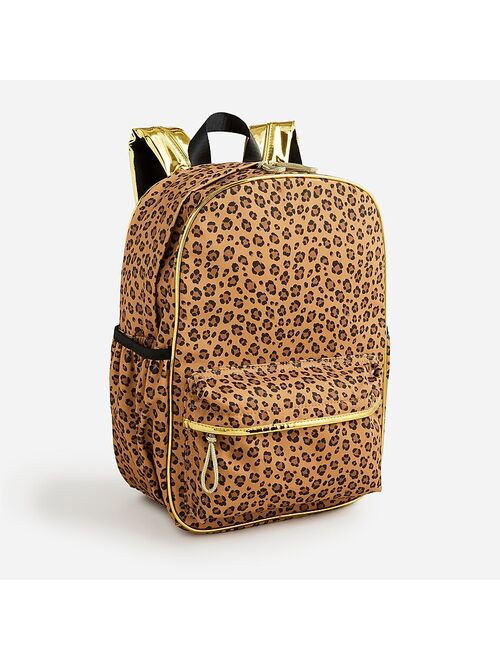 J.Crew Girls' backpack in leopard print