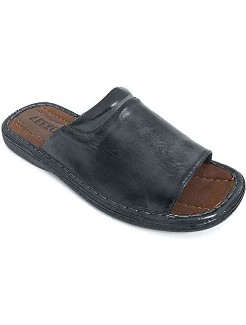 G4u-Veeko GFLM Men's Sandals Comfortable Opened Toe Thong Casual Flip Flops Slip on Slide Slippers