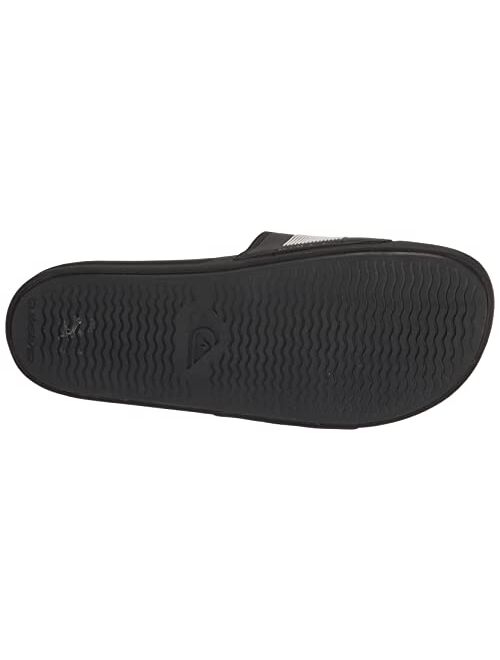 Quiksilver Men's Rivi Wordmark Slide Sandal