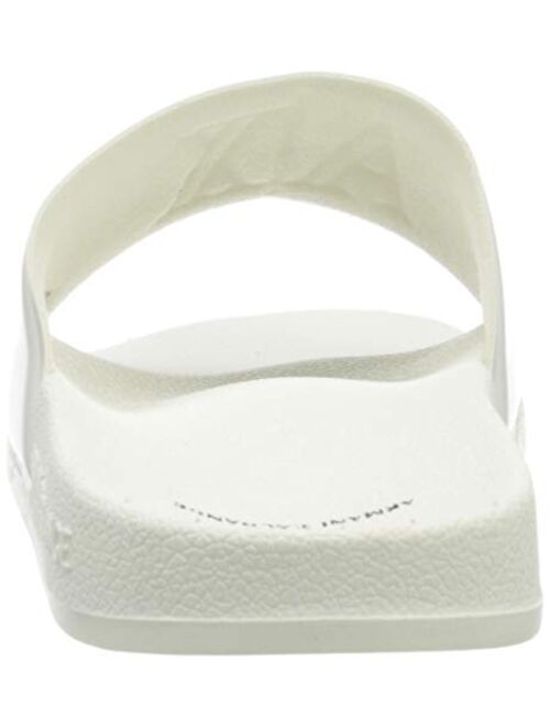 A|X ARMANI EXCHANGE Men's Icon Logo Pool Slide Sandal
