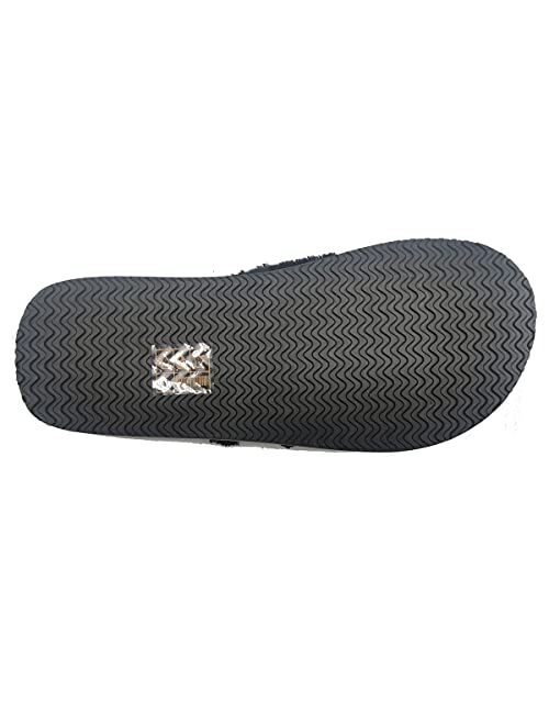 URBANFIND Men's Flip Flops Arch Support Sandals Comfortable Leather Thongs TPR Non-Slip Slippers