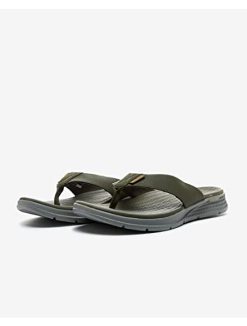 Skechers Men's Go Consistent Flip Flop-Athletic Beach Shower Shoe Slipper Thong Sandals