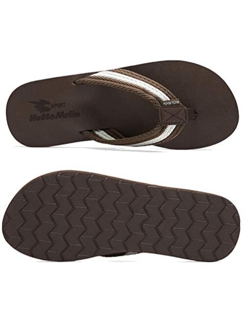Hello MrLin Flip Flops for Men,Thong Sandals Lightweight Sandals for Outdoor and Indoor,Summer Quick-Dry Aqua shoes