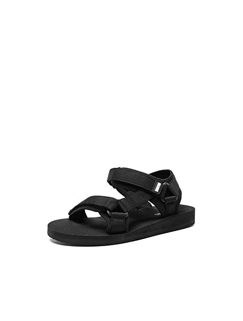 DREAM PAIRS Mens Sandals, Lightweght Outdoor Hiking Sandals Waterproof Athletic Sports Walking Water Sandals With Soft Eva Midsole For Beach Summer Vocation Travel Advent