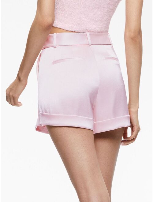 alice + olivia Marsha pleat-detailing shorts