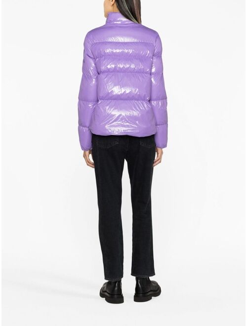 PINKO quilted zipped puffer jacket