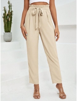 Clasi Paperbag Waist Belted Pants