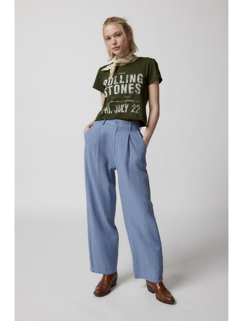 Urban Outfitters The Rolling Stones Raw Hem Baby Tee