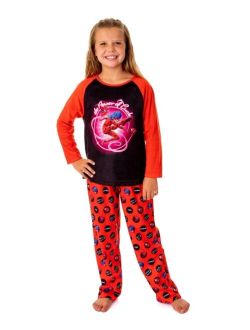 MIRACULOUS TALES OF LADYBUG Miraculous: Tales of Ladybug & Cat Noir Girls' The Power Of Luck Kids Sleep Pajama Set