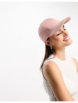 plain cotton cap in pink