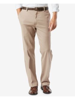 Men's Easy Classic Fit Khaki Stretch Pants
