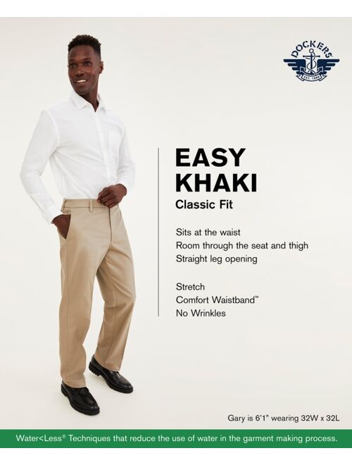 Dockers Men's Easy Classic Fit Khaki Stretch Pants