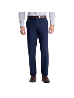 Premium Comfort Straight-Fit Flat-Front Dress Pants