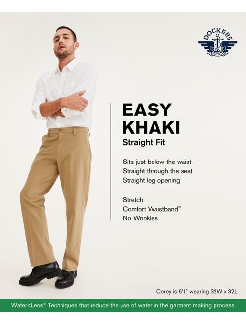 Dockers Men's Easy Straight Fit Khaki Stretch Pants