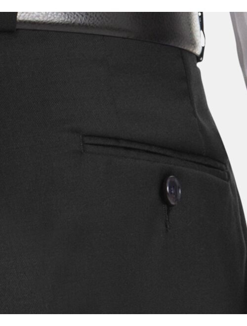 Polo Ralph Lauren Lauren Ralph Lauren Men's UltraFlex Classic-Fit Black Wool Pants