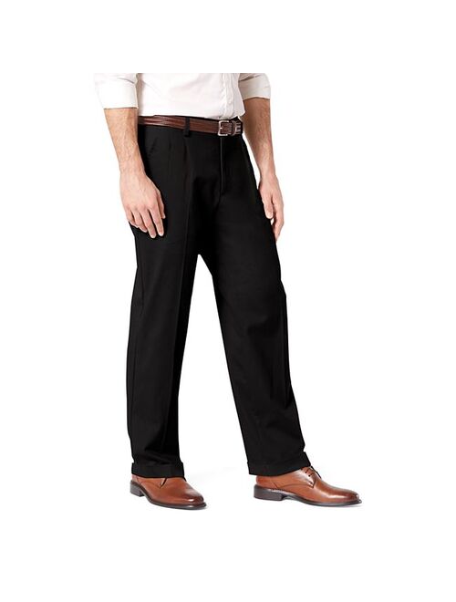 Men's Dockers Stretch Easy Khaki Relaxed-Fit Pleated Pants