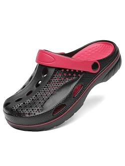 VZQ Women and Men Arch Support Clogs Slip-on Garden Shoes Outdoor Beach Slippers Sandals with Plantar Fasciitis Feet Cushion Insoles
