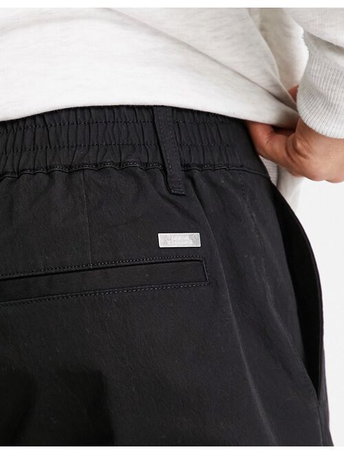 Armani Exchange cargo pants in black